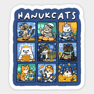 Hanukcats Magnet