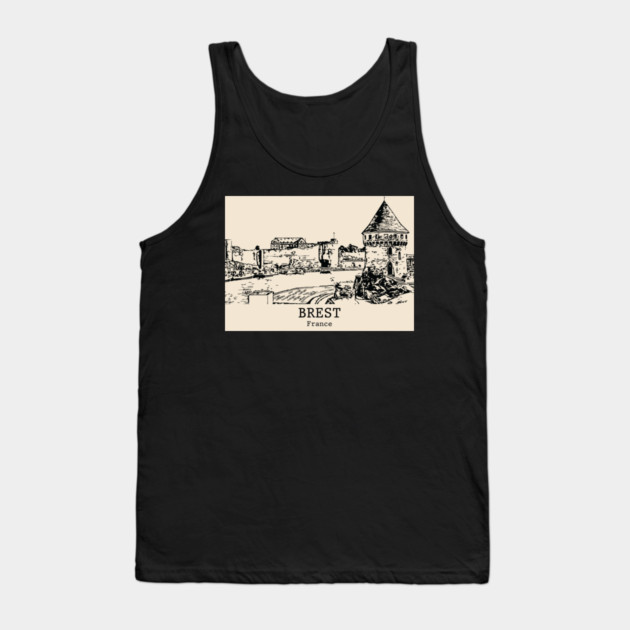 Brest - France Tank Top by Lakeric