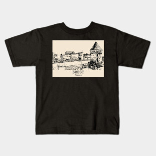 Brest - France Kids T-Shirt
