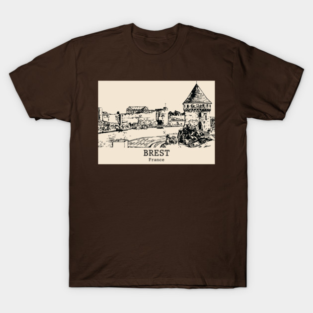 Brest - France T-Shirt by Lakeric