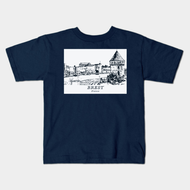 Brest - France Kids T-Shirt by Lakeric