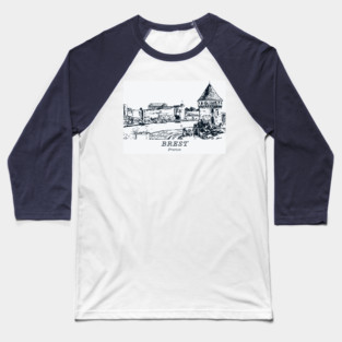 Brest - France Baseball T-Shirt
