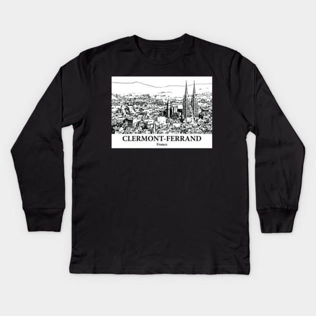 Clermont-Ferrand - France Kids Long Sleeve T-Shirt by Lakeric