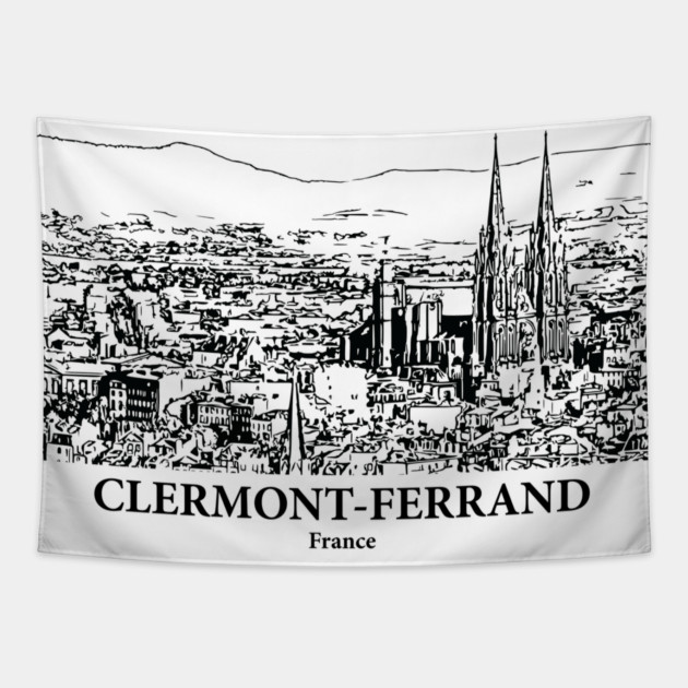 Clermont-Ferrand - France Tapestry by Lakeric