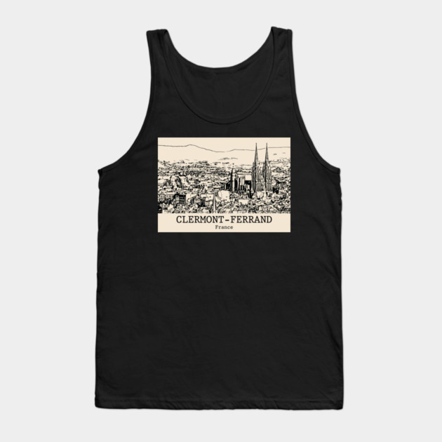 Clermont-Ferrand - France Tank Top by Lakeric