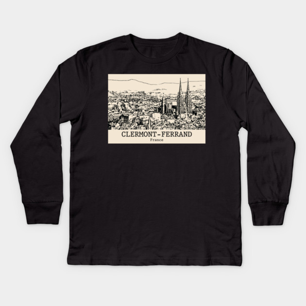 Clermont-Ferrand - France Kids Long Sleeve T-Shirt by Lakeric