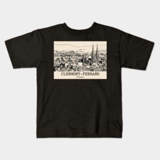Clermont-Ferrand - France Kids T-Shirt