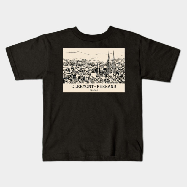 Clermont-Ferrand - France Kids T-Shirt by Lakeric