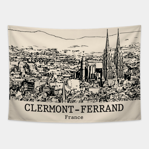 Clermont-Ferrand - France Tapestry by Lakeric