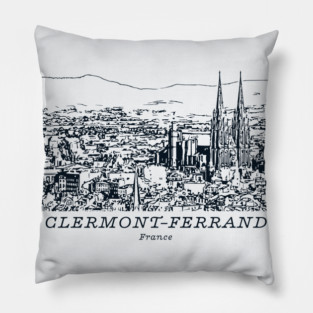Clermont-Ferrand - France Pillow