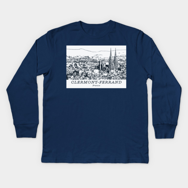 Clermont-Ferrand - France Kids Long Sleeve T-Shirt by Lakeric
