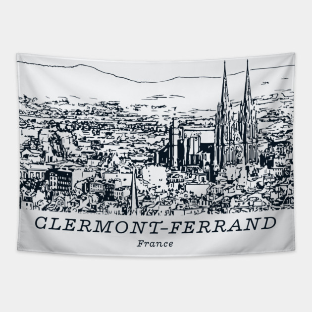 Clermont-Ferrand - France Tapestry by Lakeric