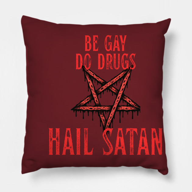 Satan Pillow by Low Life Shirts