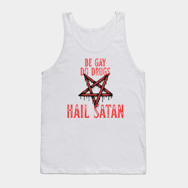 Satan Tank Top by Low Life Shirts