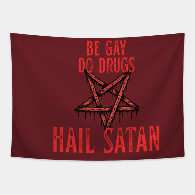 Satan Tapestry by Low Life Shirts