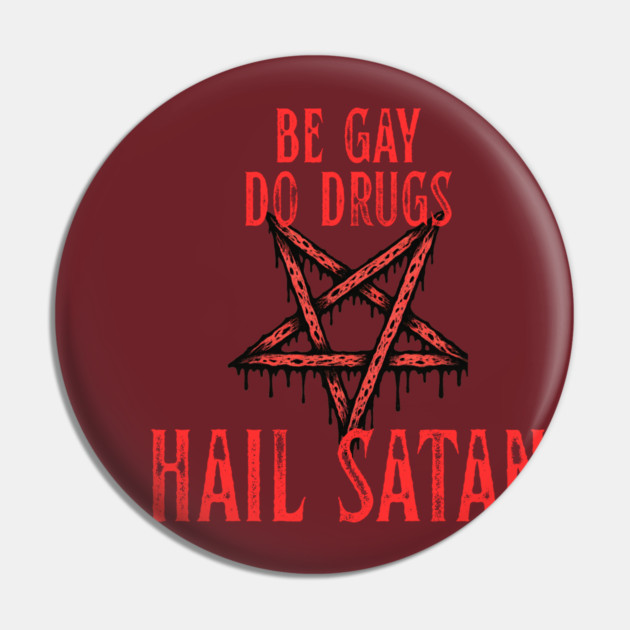 Satan Pin by Low Life Shirts