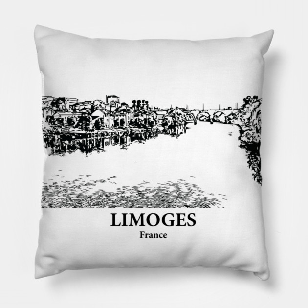 Limoges - France Pillow by Lakeric