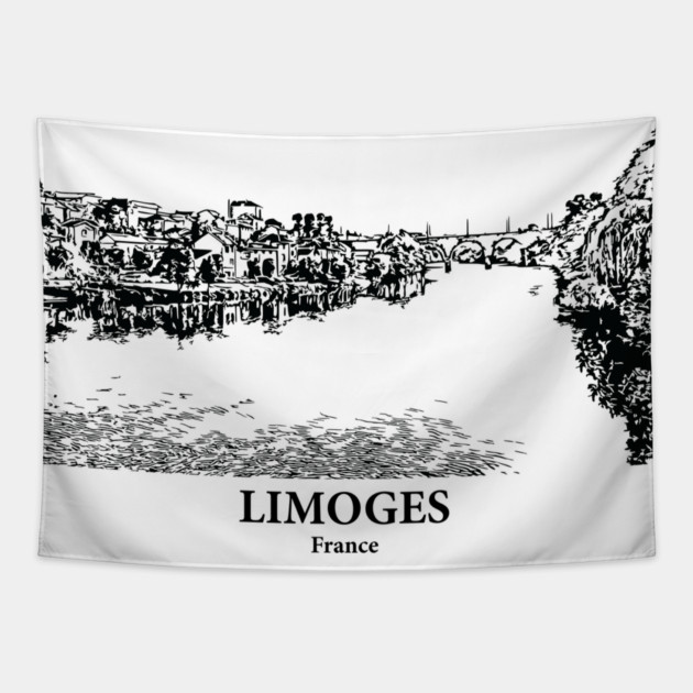 Limoges - France Tapestry by Lakeric