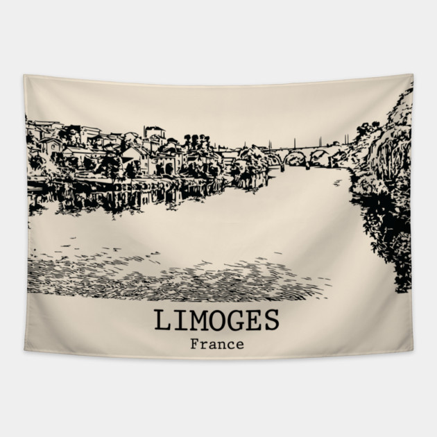 Limoges - France Tapestry by Lakeric