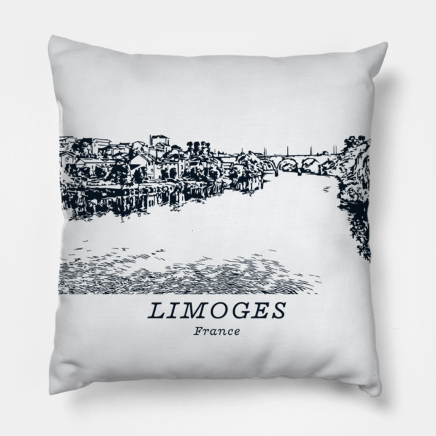 Limoges - France Pillow by Lakeric