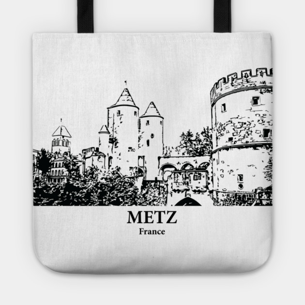 Metz - France Tote by Lakeric