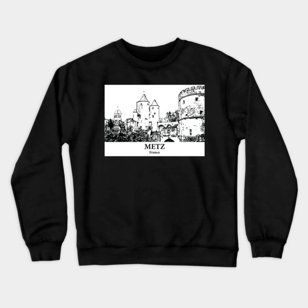 Metz - France Crewneck Sweatshirt by Lakeric