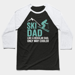 skiing Baseball T-Shirt