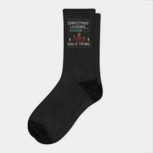 Christmas Loading... Ugly Christmas Gift Socks