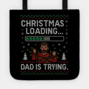 Christmas Loading... Ugly Christmas Gift Tote