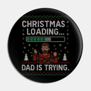 Christmas Loading... Ugly Christmas Gift Pin