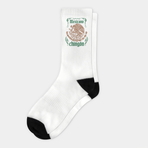 Mexicano Chingon Latino Power Socks by Anticorporati