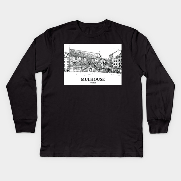 Mulhouse - France Kids Long Sleeve T-Shirt by Lakeric
