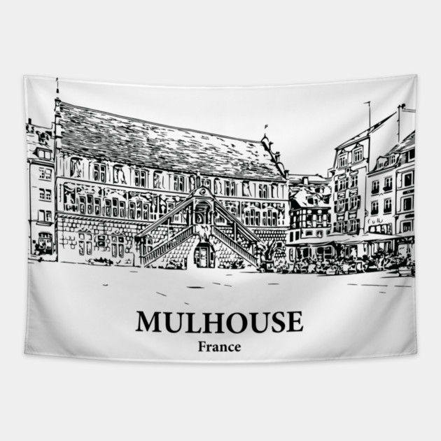 Mulhouse - France Tapestry by Lakeric