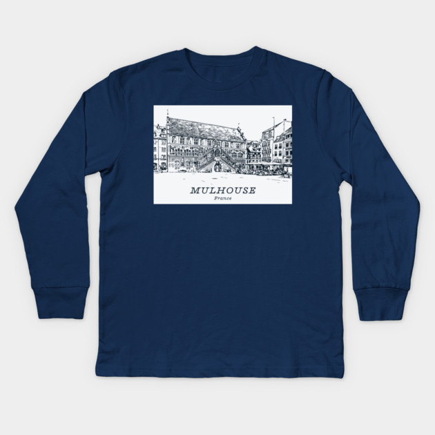 Mulhouse - France Kids Long Sleeve T-Shirt by Lakeric