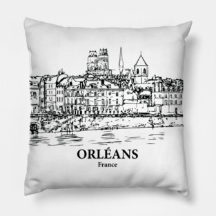 Orléans - France Pillow