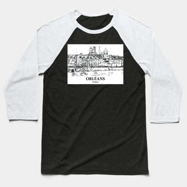 Orléans - France Baseball T-Shirt by Lakeric
