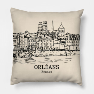 Orléans - France Pillow