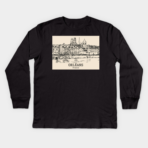 Orléans - France Kids Long Sleeve T-Shirt by Lakeric
