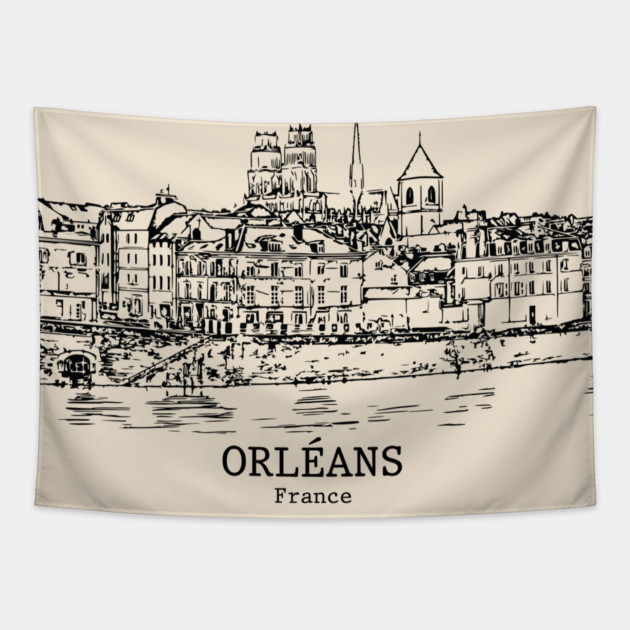 Orléans - France Tapestry by Lakeric