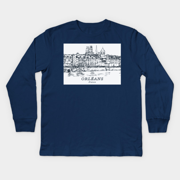 Orléans - France Kids Long Sleeve T-Shirt by Lakeric