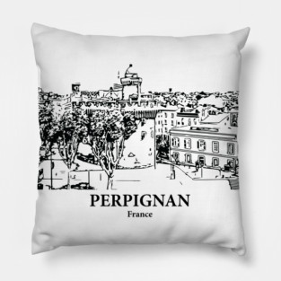 Perpignan - France Pillow