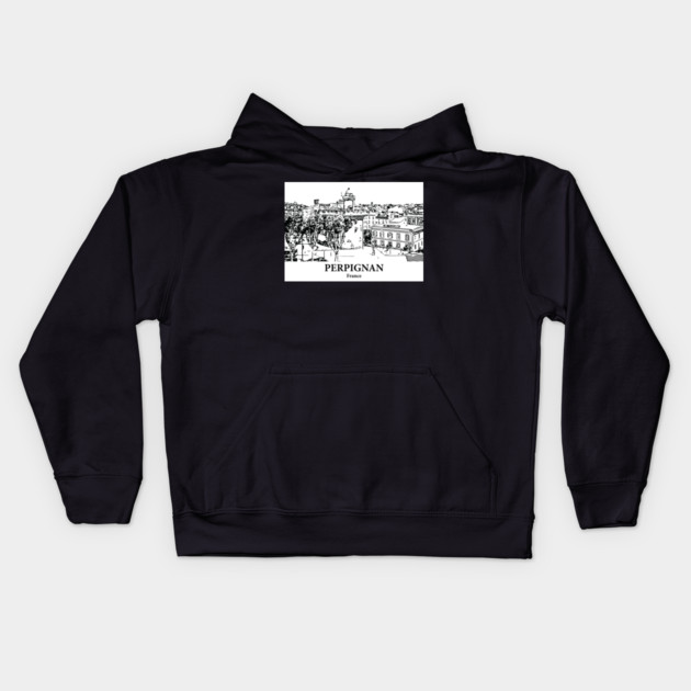 Perpignan - France Kids Hoodie by Lakeric