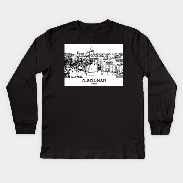 Perpignan - France Kids Long Sleeve T-Shirt by Lakeric