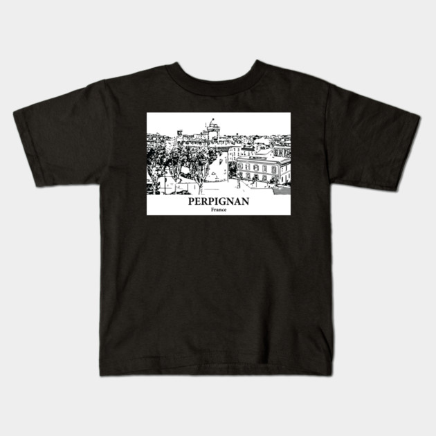 Perpignan - France Kids T-Shirt by Lakeric