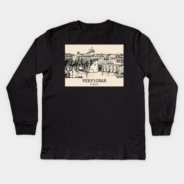 Perpignan - France Kids Long Sleeve T-Shirt by Lakeric
