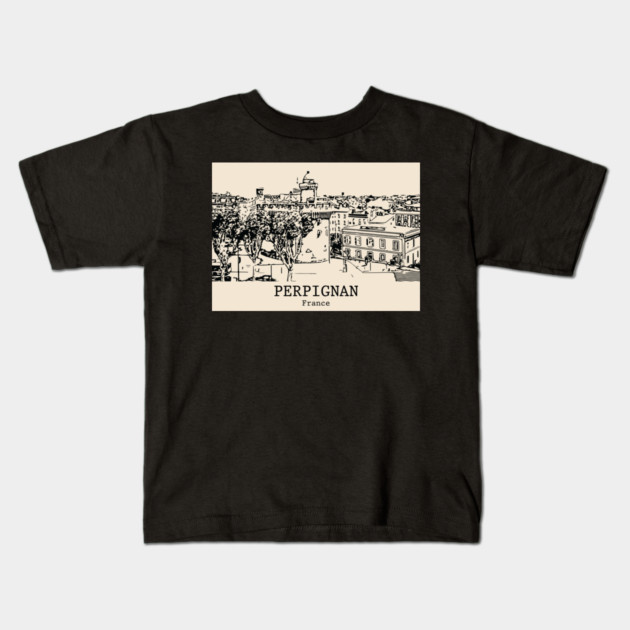 Perpignan - France Kids T-Shirt by Lakeric