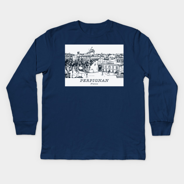 Perpignan - France Kids Long Sleeve T-Shirt by Lakeric