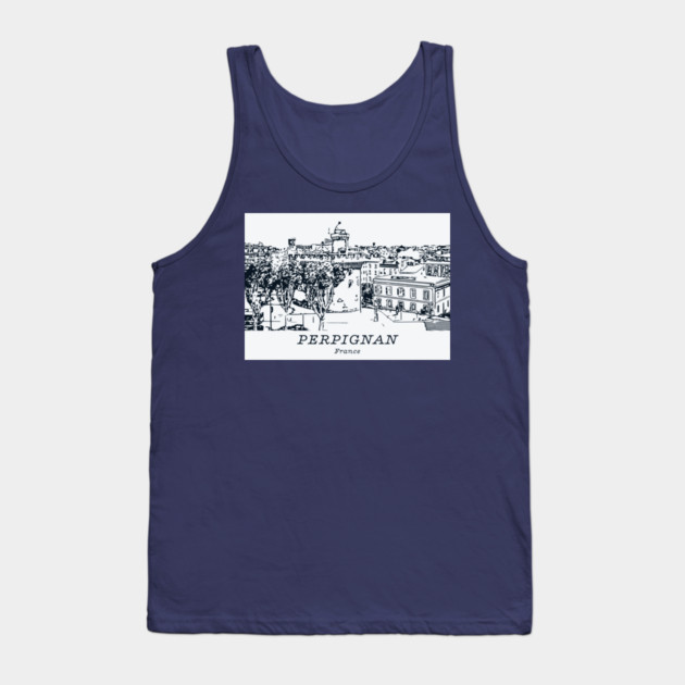 Perpignan - France Tank Top by Lakeric
