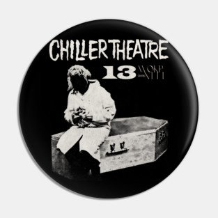 Jerry Carr Chiller Theatre Horror Host B Movies New York Pin