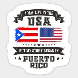 I May Live in the USA But My Story Began in Puerto Rico Magnet